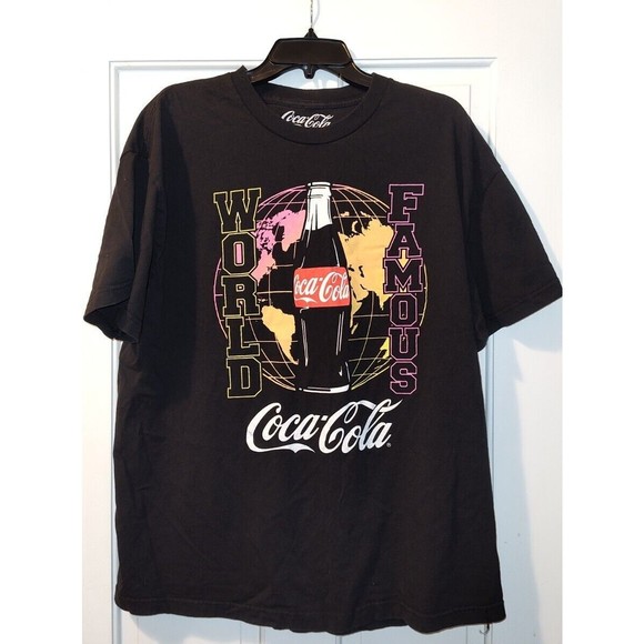 Coca-Cola Other - Coca Cola Men's Black XL World Famous  Graphic Print T Shirt